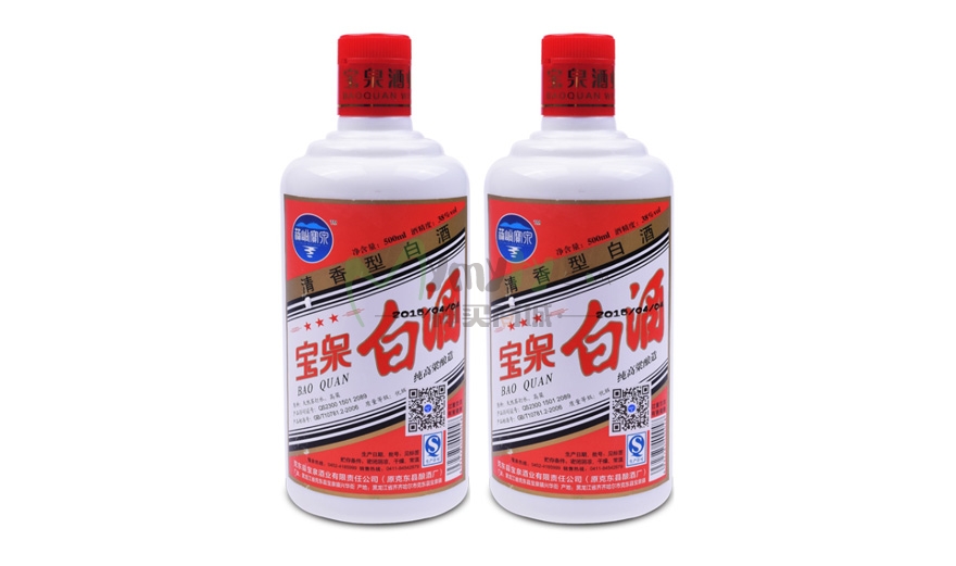 宝泉白酒 500ml 38°白瓷